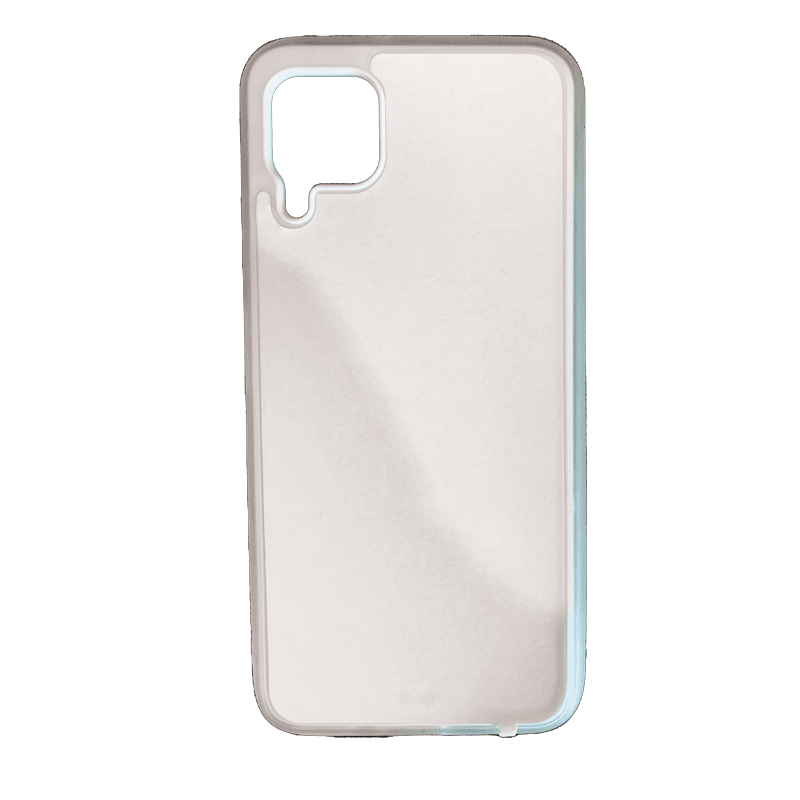 Coque sublimation 2D TPU pour Huawei Nova 7i, 6, 5T, 5iPro, 4, 3 . La plaque arrière en aluminium dédiée à la sublimation permet la personnalisation de la coque.