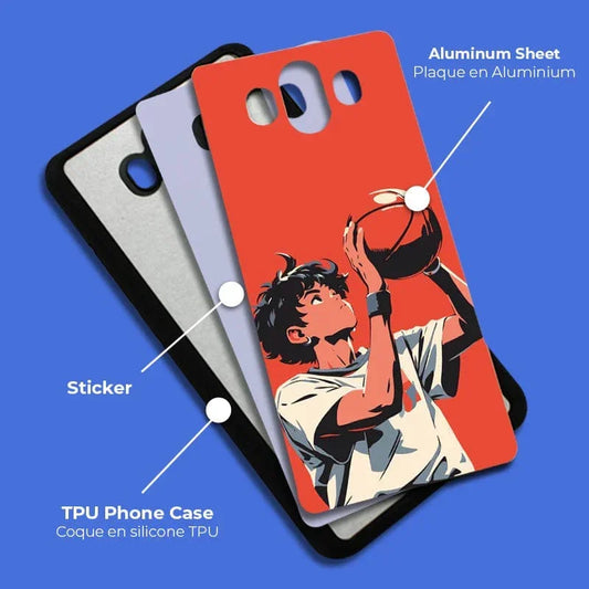 Huawei Mate sublimācijas vāciņš - melns rāmis