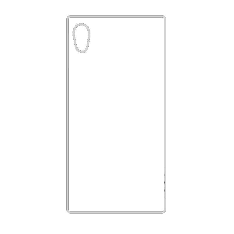 Coque sublimation 2D TPU pour Sony XPeria XA2 Ultra, XA2, XA1, XA. La plaque arrière en aluminium dédiée à la sublimation permet la personnalisation de la coque.