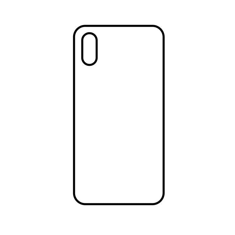 Coque sublimation Coque Sublimable Coque Sublimation Apple - Contour noir Coque Sublimation Apple - Contour noir