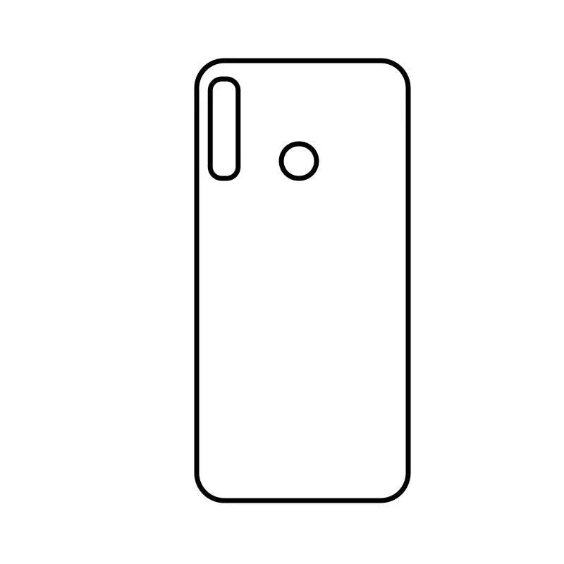 Coque-sublimation.fr Coque Sublimable Huawei Y9 Prime 2019 Coque Sublimation Huawei Y - Contour noir Coque Sublimation Huawei Y - Contour noir