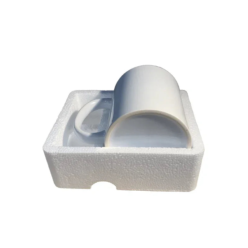 Coque sublimation Mug Avec Boite Emballage polyester d'expédition Mug blanc en céramique brillant sublimable 325cl 11oz Mug blanc en céramique brillant sublimable 325cl 11oz