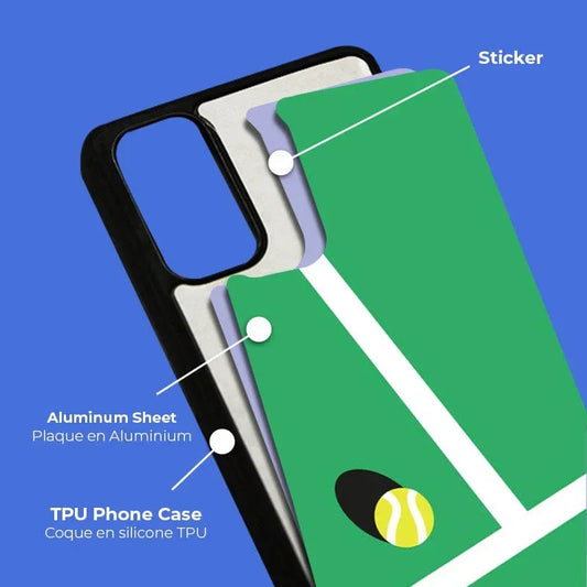 Samsung Galaxy S sublimācijas vāciņš - melns rāmis