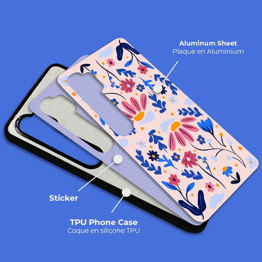 Coque sublimation 2D TPU pour Xiaomi Mi Note 10 Pro, Note 10. La plaque arrière en aluminium dédiée à la sublimation permet la personnalisation de la coque