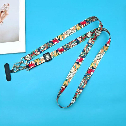 Coque-sublimation.fr Accessoires téléphone Comics Cordon à motifs universel pour coque de téléphone Cordon à motifs universel pour coque de téléphone