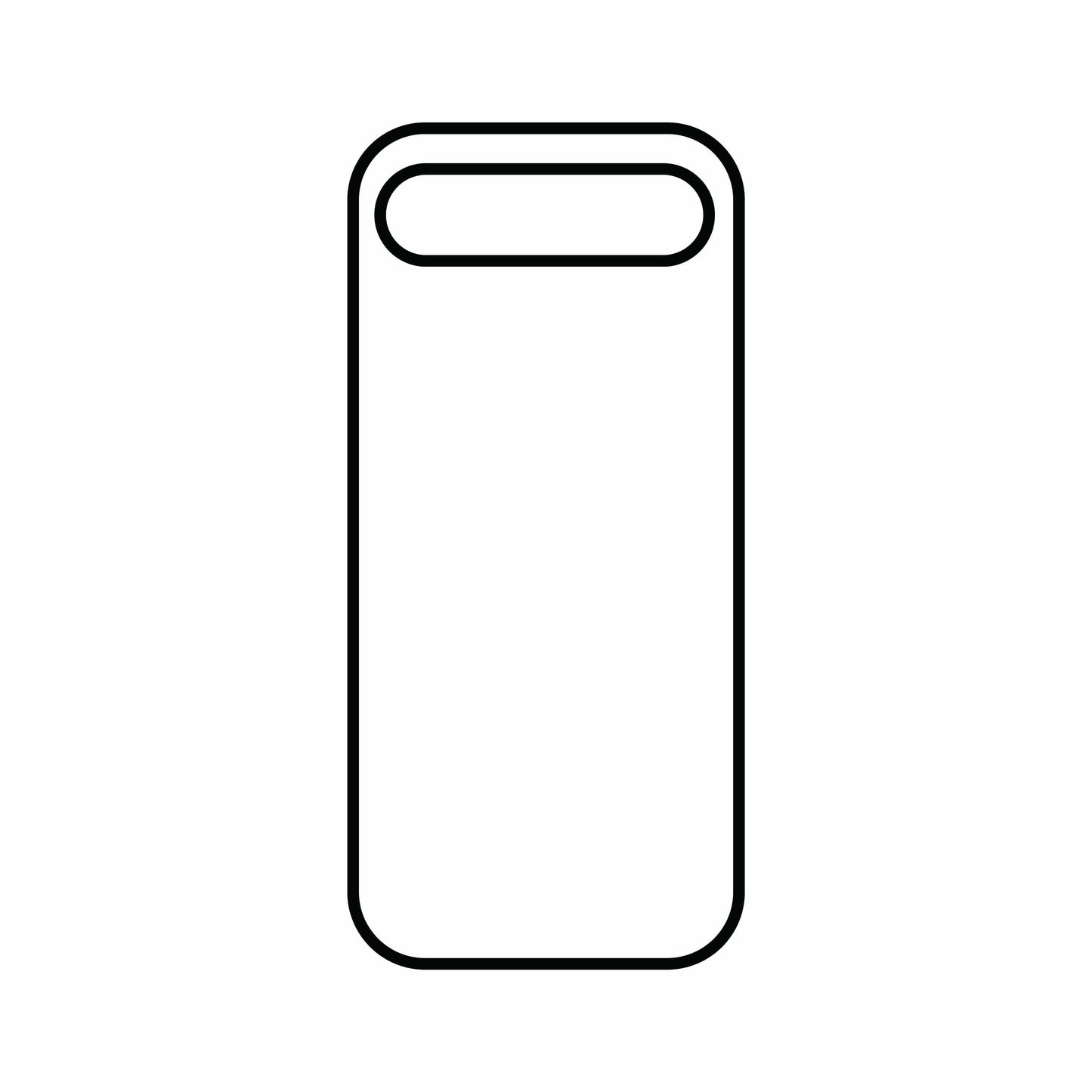 Obudowa do sublimacji kompatybilna z Apple MagSafe - czarna ramka