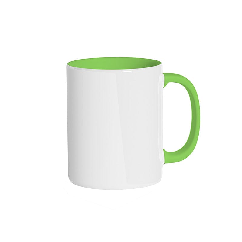 Tweekleurige keramische mok