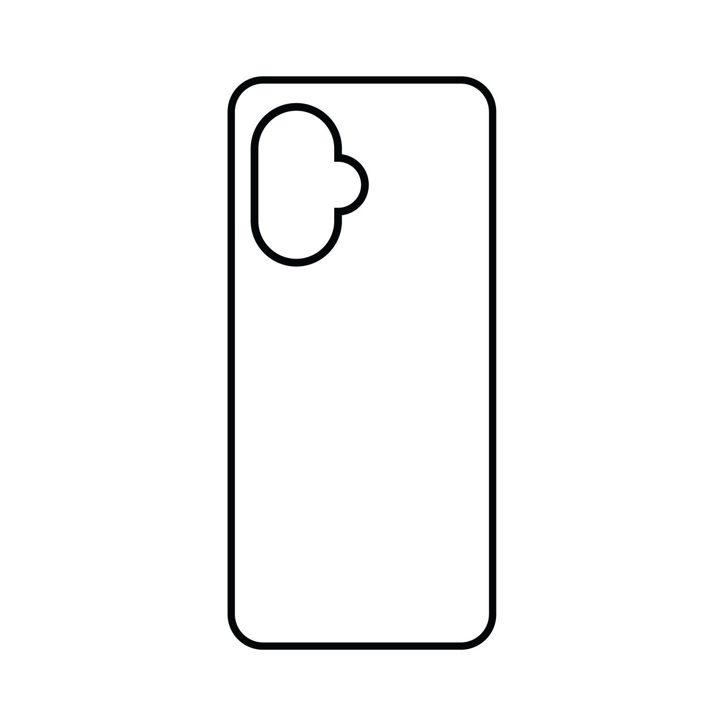 Coque sublimation 2D TPU pour One Plus Nord CE 3. La plaque arrière en aluminium dédiée à la sublimation permet la personnalisation de la coque.