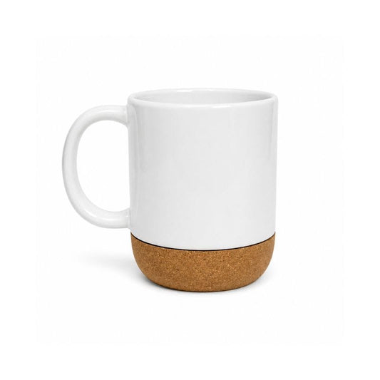 Coque sublimation Mug Mug à l'unité Mug sublimation blanc base en liège Mug sublimation blanc base en liège