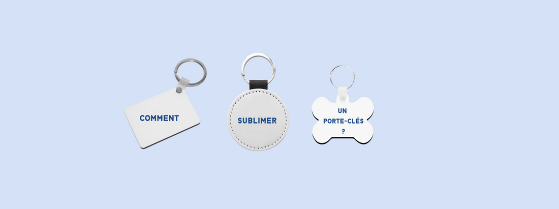 Comment personnaliser un porte-clés en sublimation ?