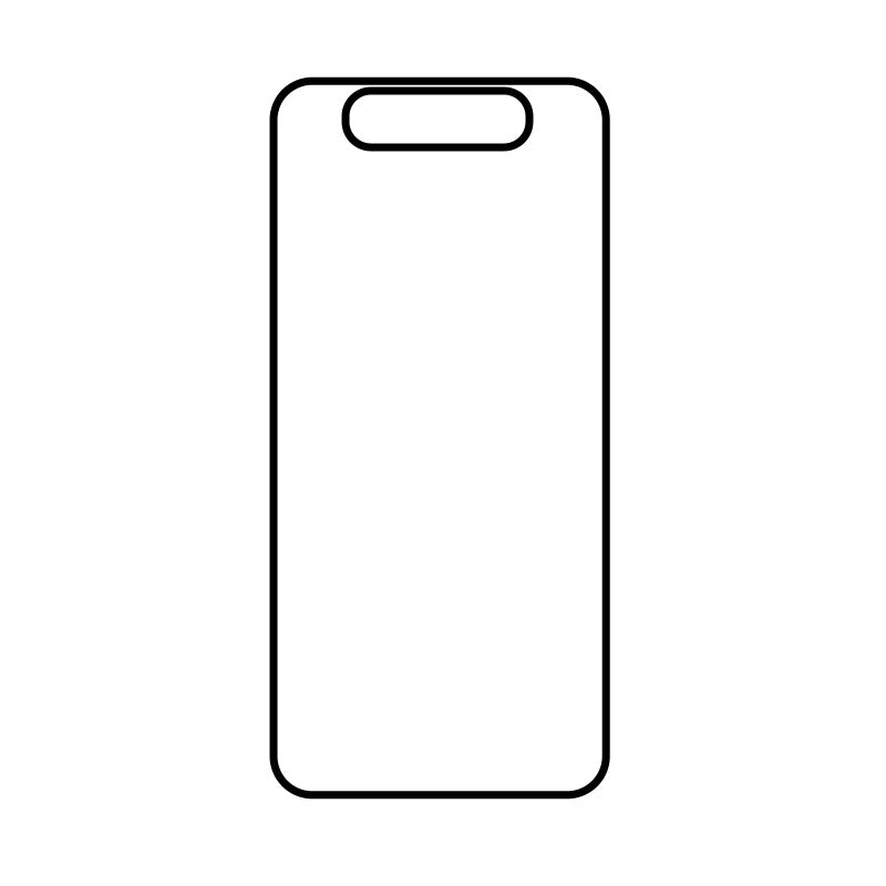 Samsung Galaxy A Sublimation Case - Black Outline