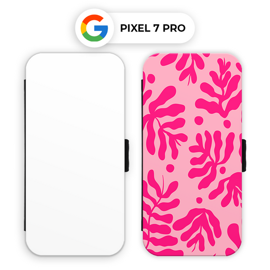 Etui 2D TPU pour Google Pixel 7 Pro. La face avant est la partie qui peut être imprimée.