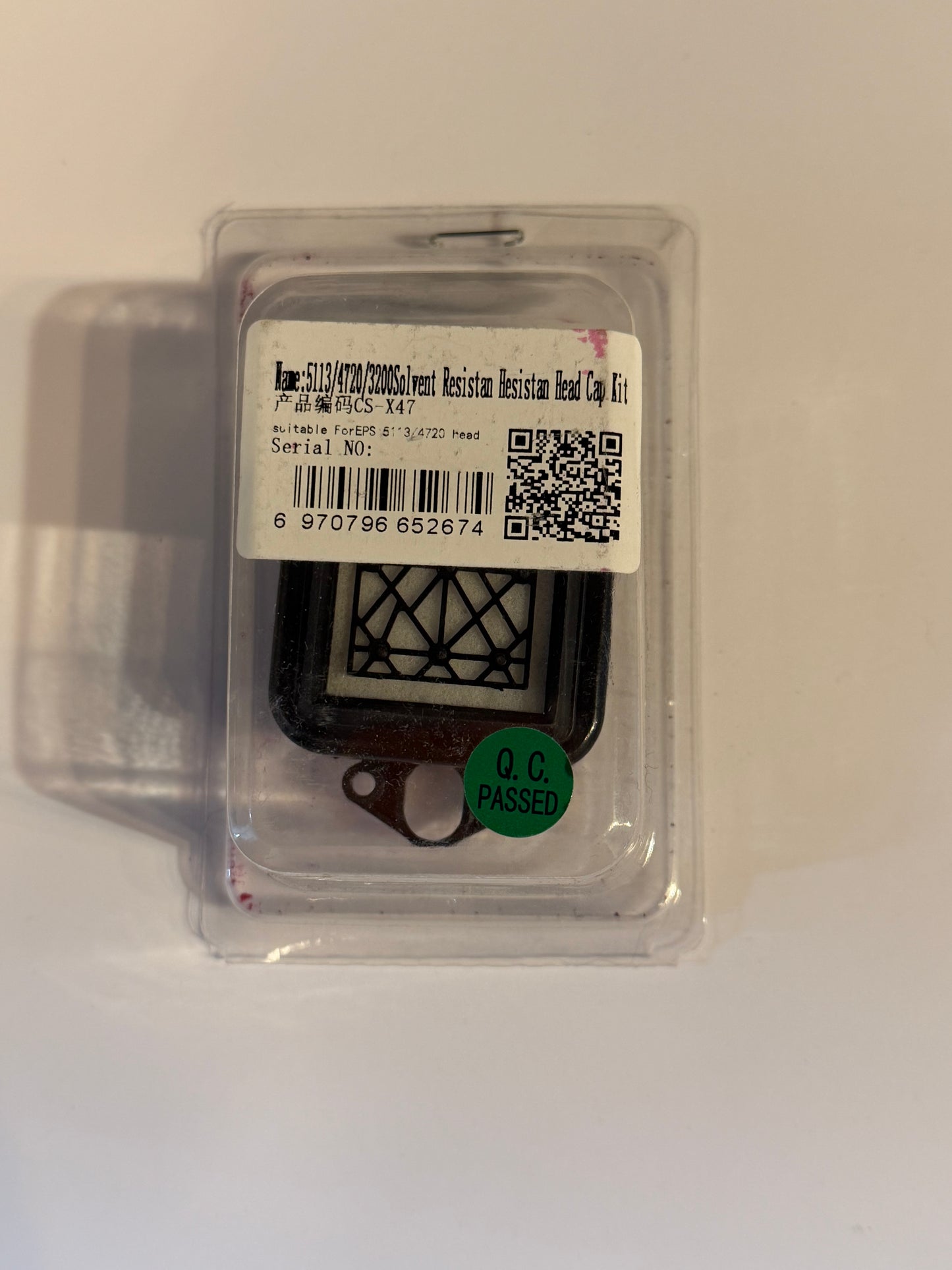 Station de capping Horizontale Epson 5113 4720 3200 Solvent