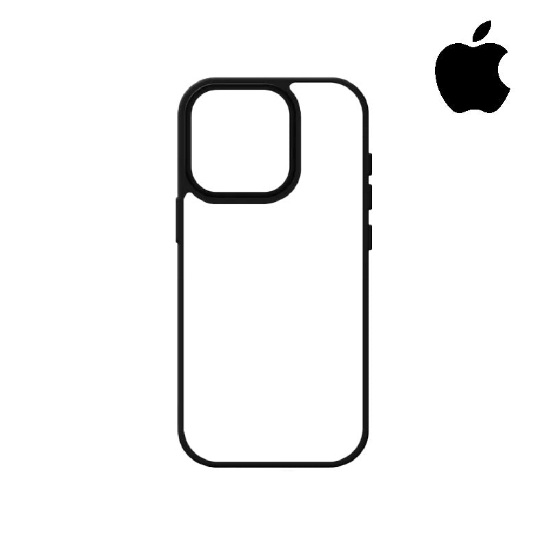 Coque Sublimation Apple Compatible MagSafe - Contour noir