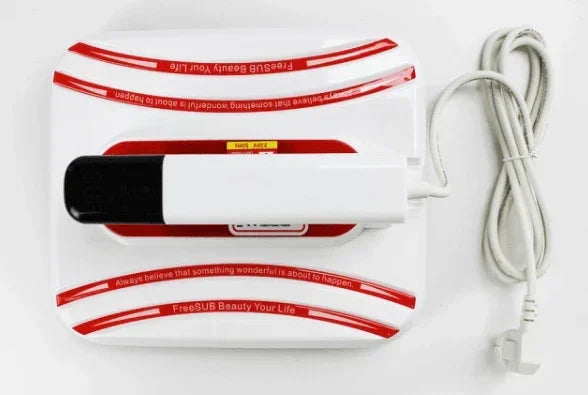 Presse à Chaud Sublimation 3D 180°C - Avec 2 Moules & 20 Coques Téléphone - Machine Personnalisation Coques DIY