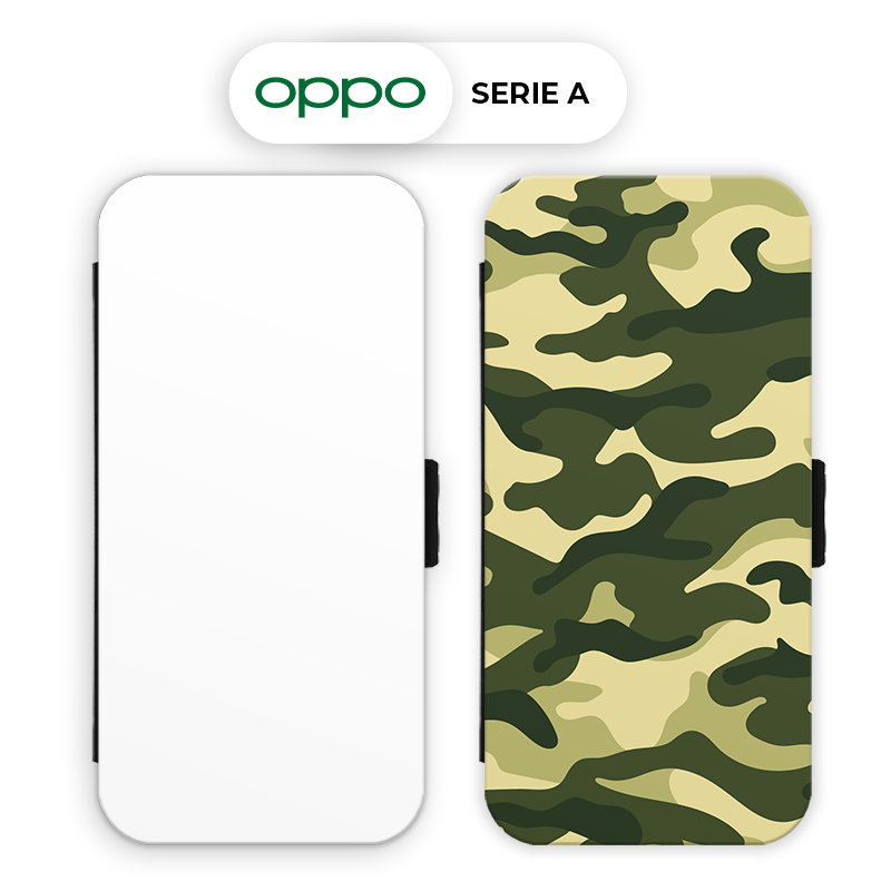 Etui 2D TPU pour Oppo Serie A. La face avant est la partie qui peut être imprimée.