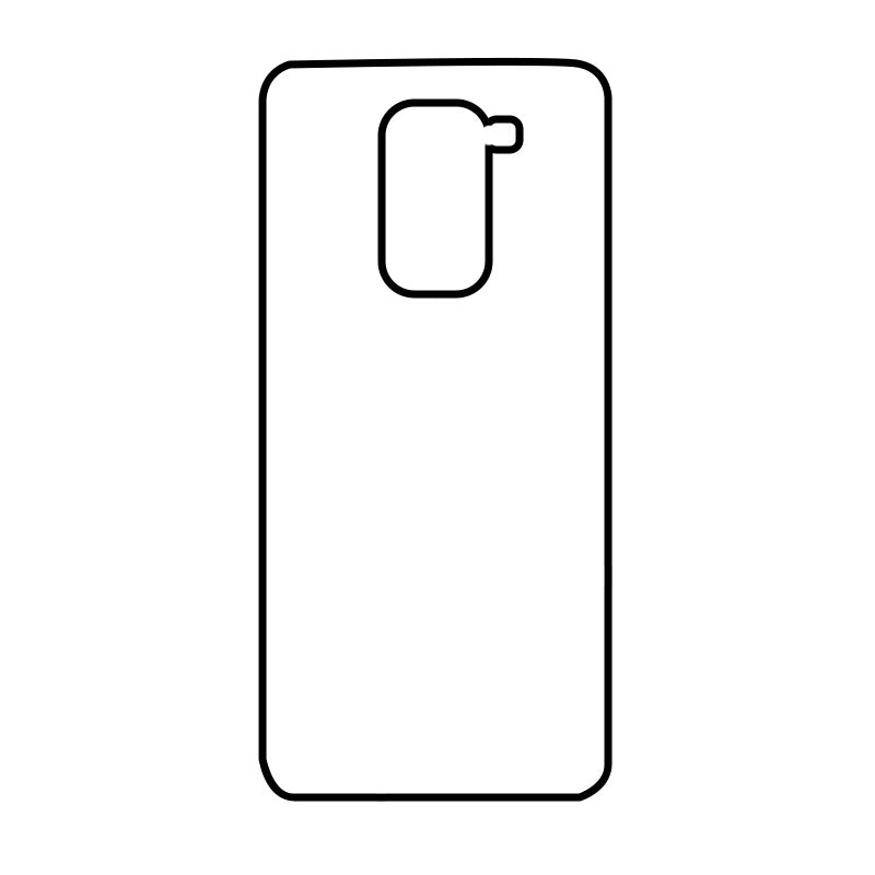 Coque Sublimation Xiaomi Redmi - Contour noir