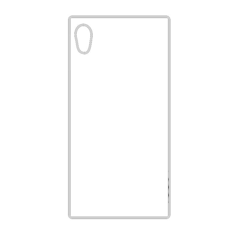 Coque sublimation 2D TPU pour Sony XPeria XA2 Ultra, XA2, XA1, XA. La plaque arrière en aluminium dédiée à la sublimation permet la personnalisation de la coque.