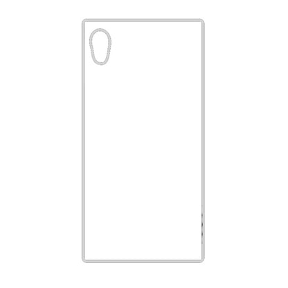 Coque sublimation 2D TPU pour Sony XPeria XA2 Ultra, XA2, XA1, XA. La plaque arrière en aluminium dédiée à la sublimation permet la personnalisation de la coque.