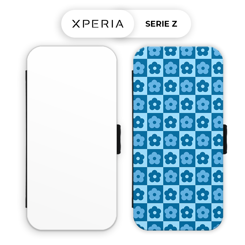 Etui 2D TPU pour Sony Xperia Z. La face avant est la partie qui peut être imprimée.