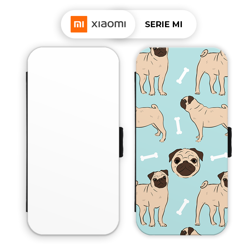 Etui 2D TPU pour Xiaomi Mi. La face avant est la partie qui peut être imprimée.