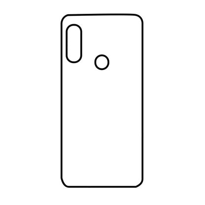 Funda de sublimación de Xiaomi Redmi Note - Contorno Negro