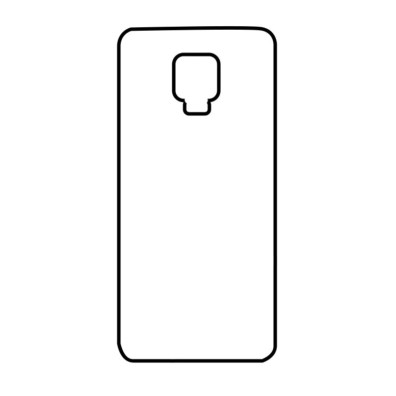 Coque Sublimation Xiaomi Redmi Note - Contour noir