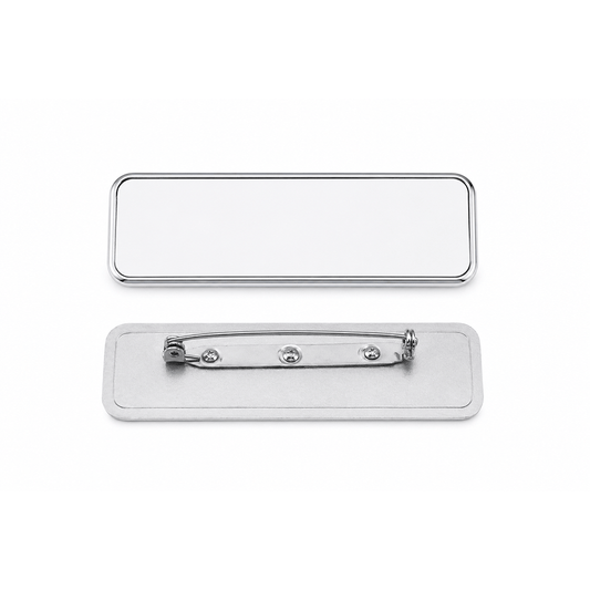 Coque-sublimation.fr Badge Badge sublimation rectangle en métal Badge sublimation rectangle en métal