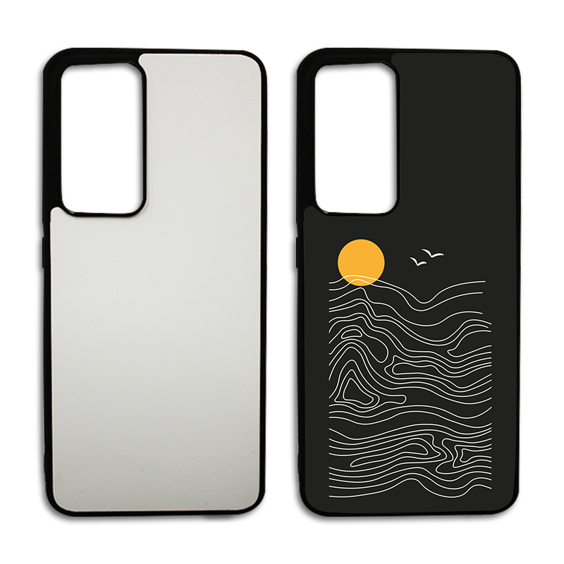 Photo de couverture présentant une coque 2D TPU. Coque sublimation 2D TPU pour Xiaomi Redmi K50 Ultra, K20 Pro. La plaque arrière en aluminium dédiée à la sublimation permet la personnalisation de la coque