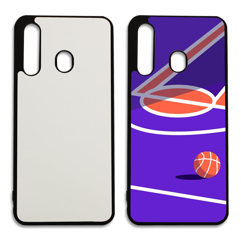 Coque sublimation 2D TPU pour Samsung Galaxy M40S, M40, M34, M15, M14, M13, M12, M10. La plaque arrière en aluminium dédiée à la sublimation permet la personnalisation de la coque.