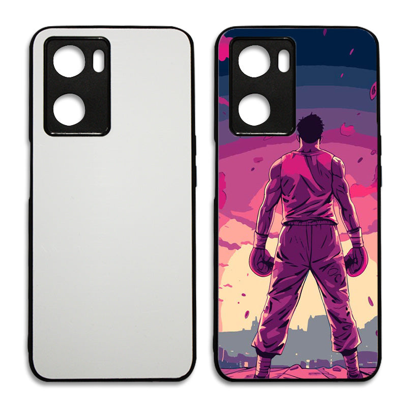 Coque sublimation 2D TPU pour Oppo A96 5G, A95, A94, A92, A77, A76, A74, A72, A57, A55, A54, A53, A17, A16S, A15, A9, A5   . La plaque arrière en aluminium dédiée à la sublimation permet la personnalisation de la coque.