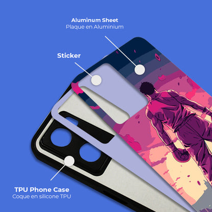 Coque sublimation 2D TPU pour Oppo A96 5G, A95, A94, A92, A77, A76, A74, A72, A57, A55, A54, A53, A17, A16S, A15, A9, A5   . La plaque arrière en aluminium dédiée à la sublimation permet la personnalisation de la coque.