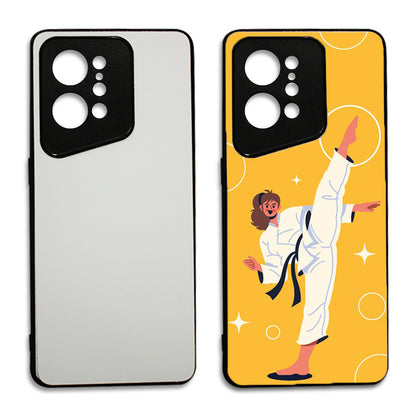 Coque sublimation 2D TPU pour Oppo Find X6 Pro, X5, X3 Neo, X3 Lite. La plaque arrière en aluminium dédiée à la sublimation permet la personnalisation de la coque.