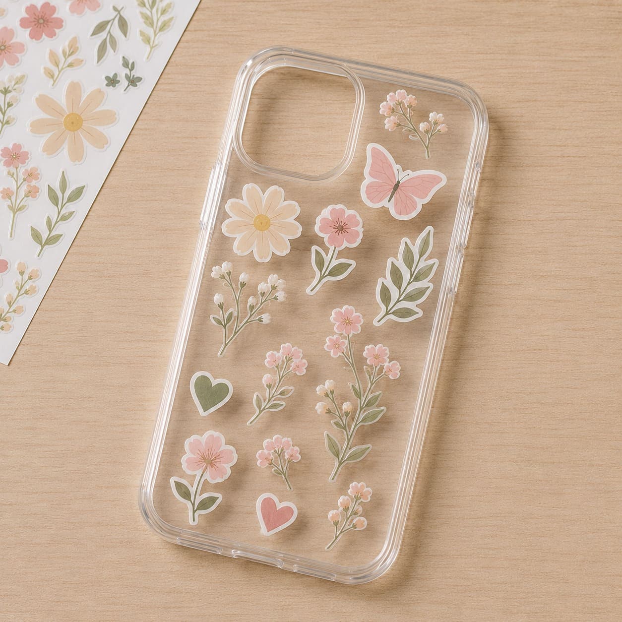 Coque en silicone transparent TPU souple pour personnalisation Cricut