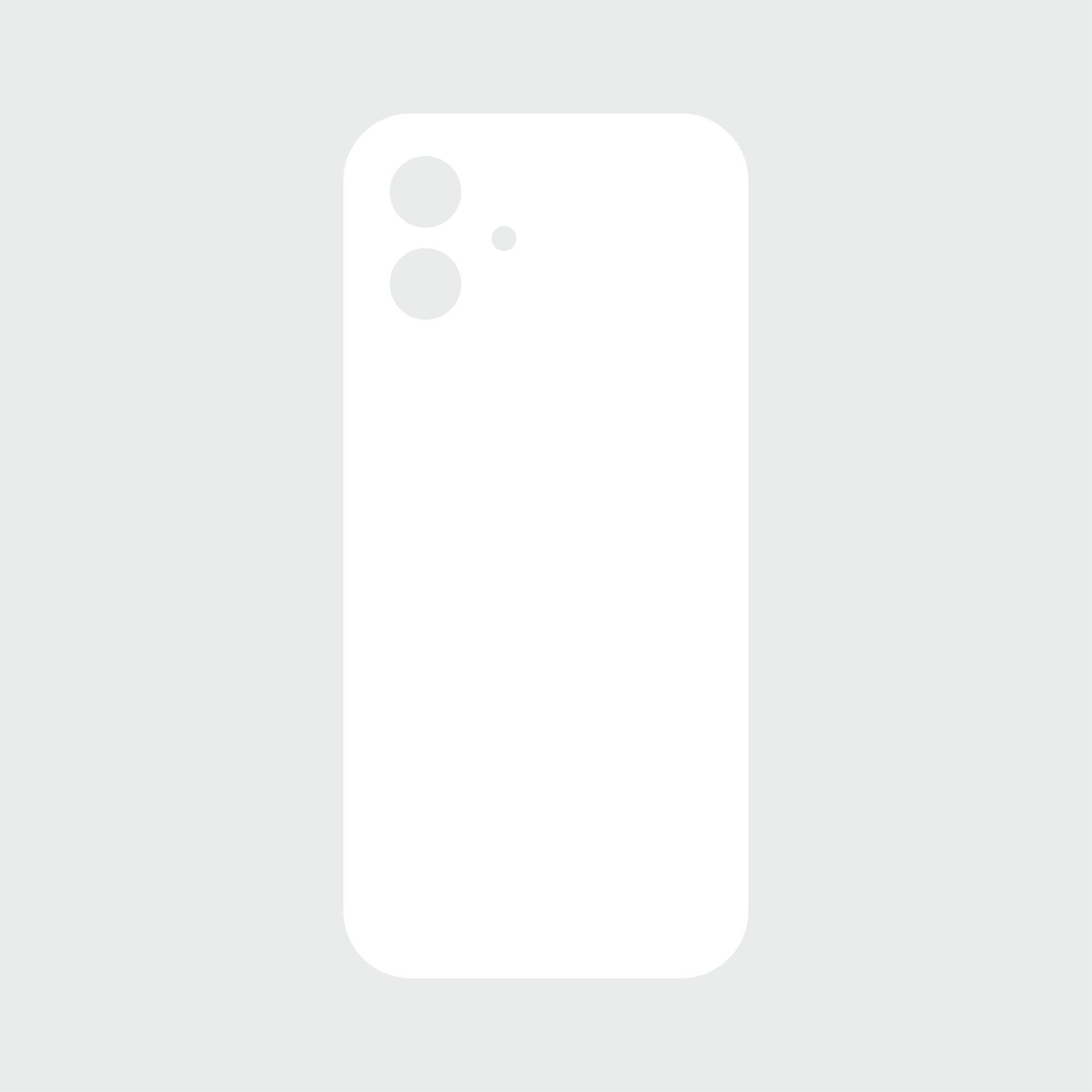 Coque à contours blancs pour iPhone 17
