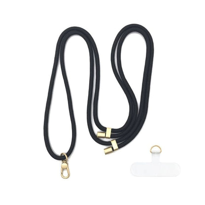 Cordon bandoulière iPhone noir