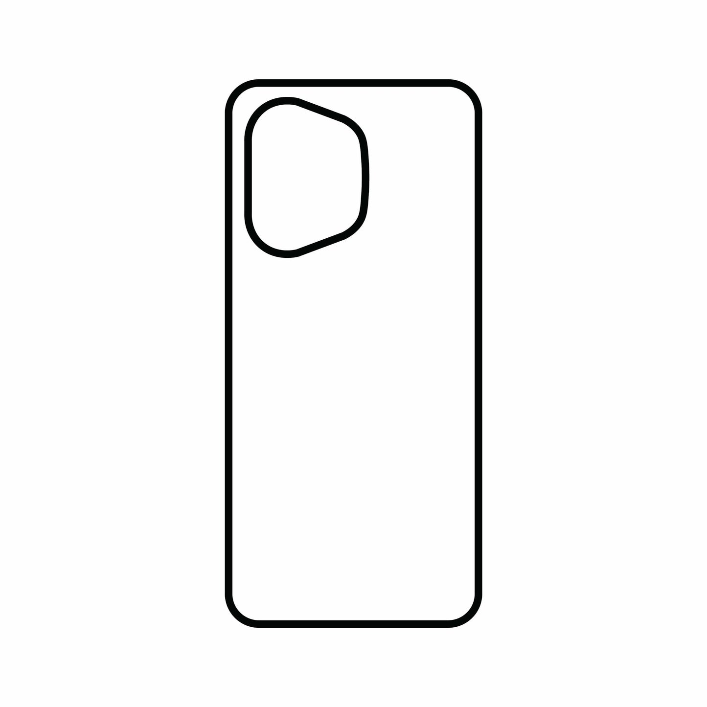 Coque Sublimation Honor - Contour noir