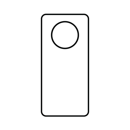 Coque sublimation à contours noirs pour Honor Magic