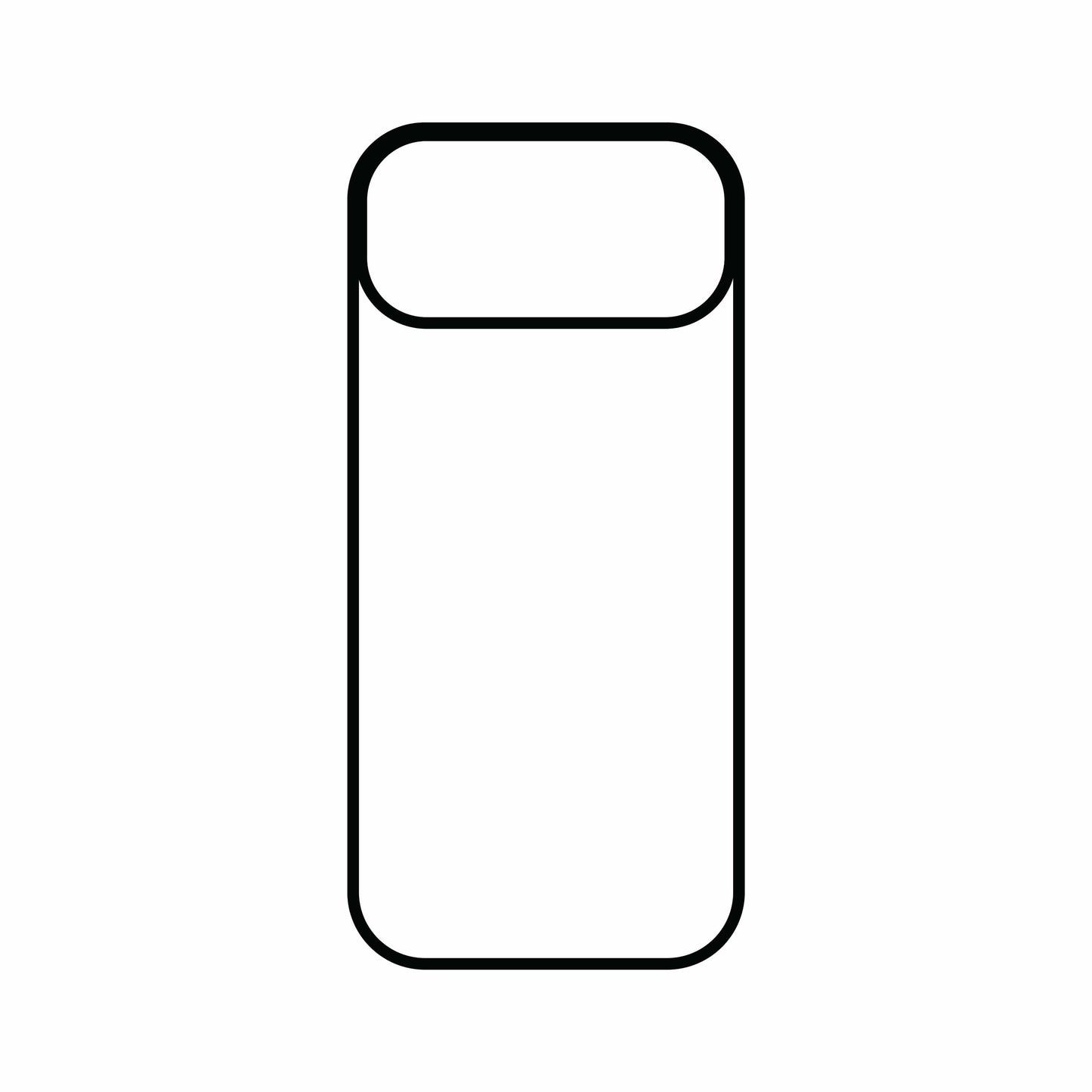 Coque Sublimation Apple Compatible MagSafe - Contour noir