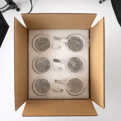 Set of 6 white sublimation mugs – 330ml ceramic mugs