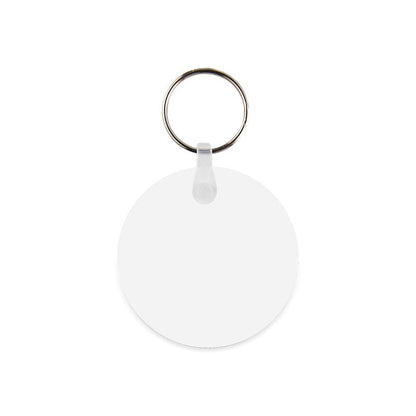 Porte-clés en plastique rond