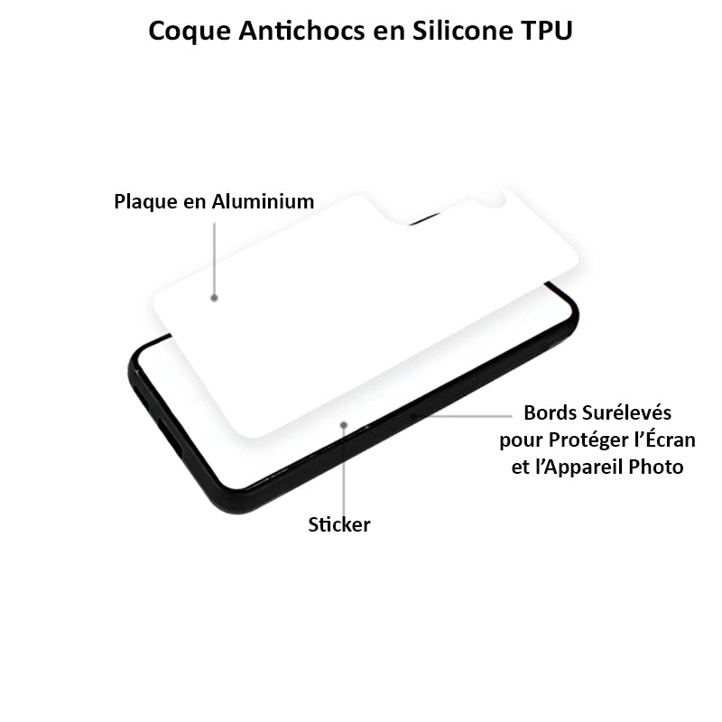 Coque Sublimation Sony Xperia XZ - Contour transparent