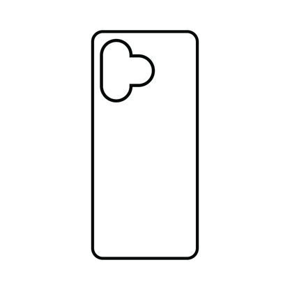 Coque sublimation 2D TPU pour Xiaomi Redmi 13. La plaque arrière en aluminium dédiée à la sublimation permet la personnalisation de la coque.