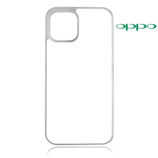 Oppo F Sublimation Case - Clear Outline